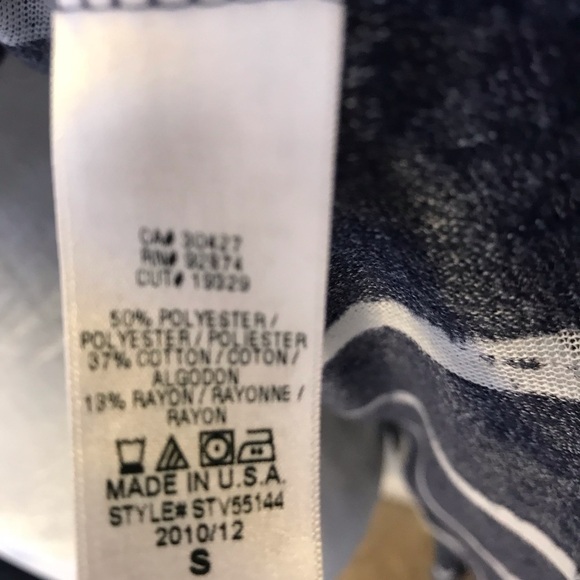 Splendid blue and white draped cardigan - Picture 7 of 7